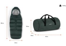 Теплий конверт для ніг Joolz Puffer dark green
