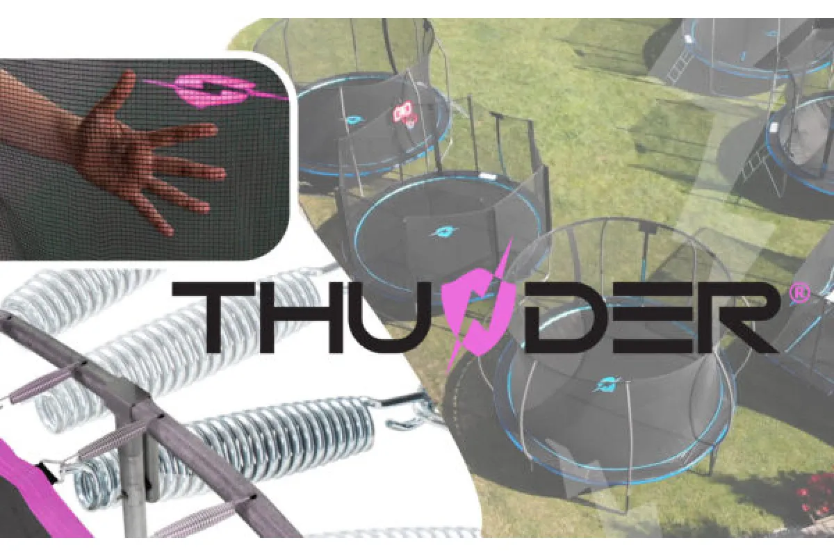 Батут THUNDER OUTSIDE PRO 6FT-183 см розовый