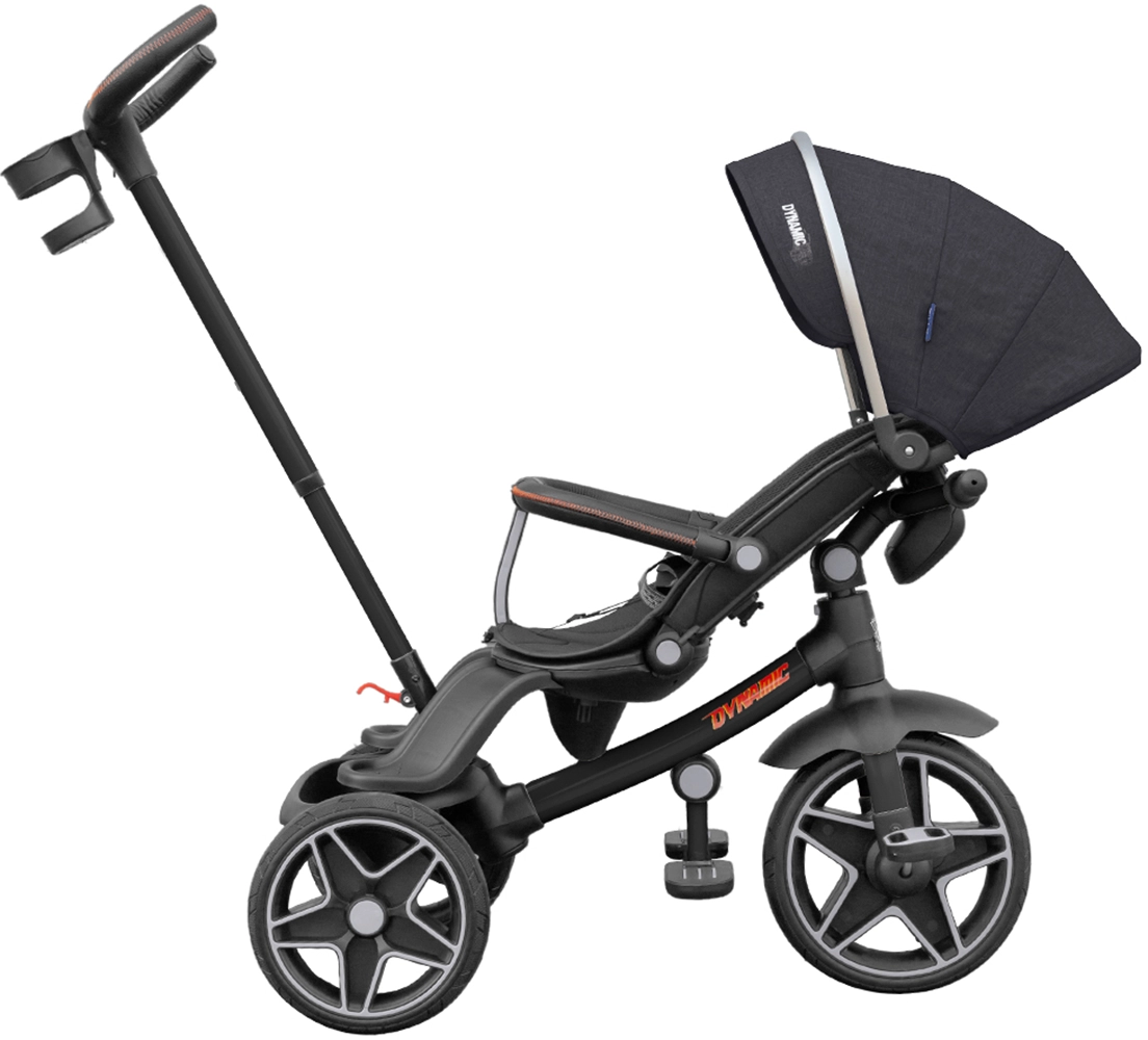 Дитячий триколісний велосипед TILLY DYNAMIC T-3810 BLACK