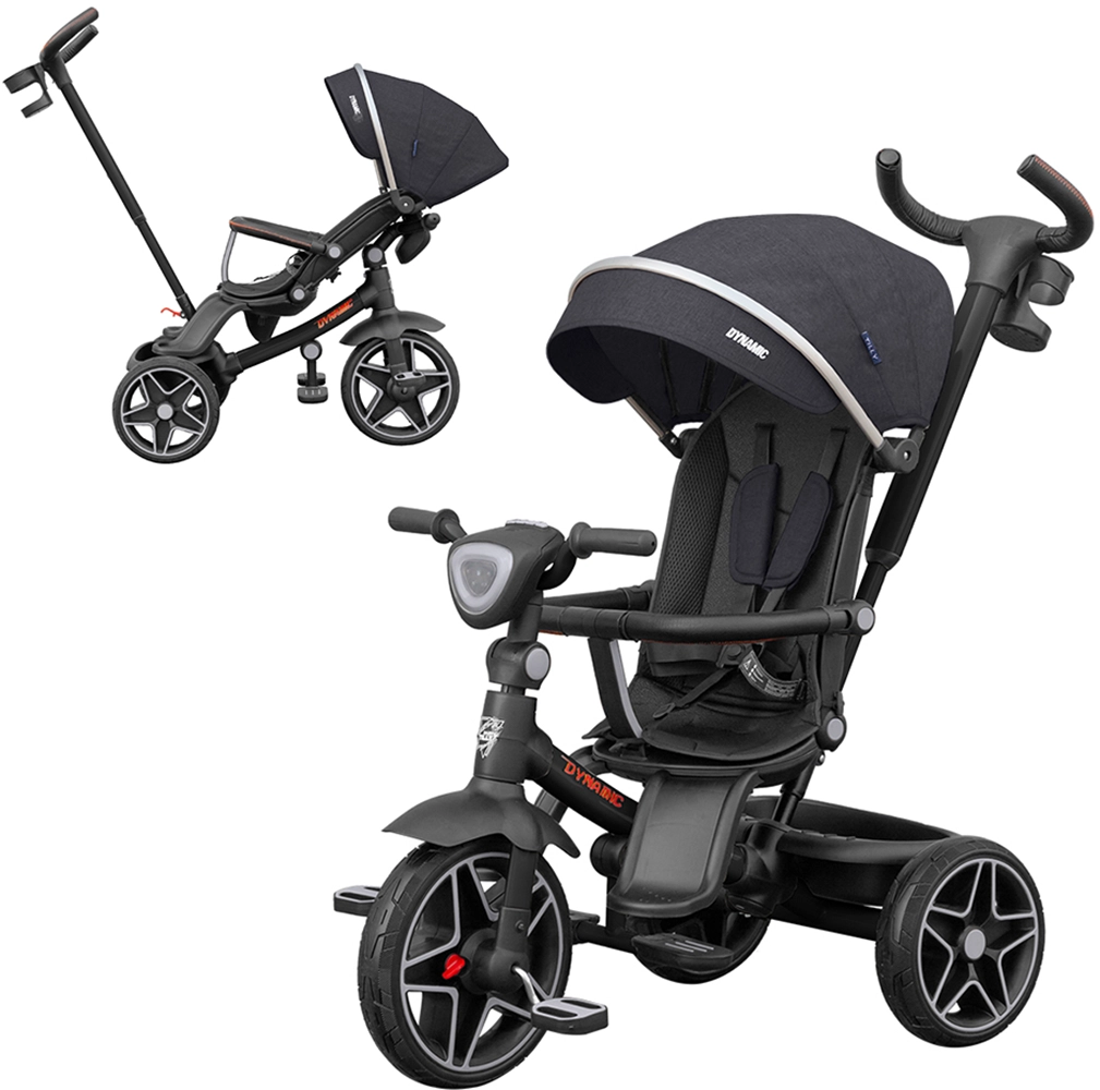 Детский трехколесный велосипед TILLY DYNAMIC T-3810 BLACK