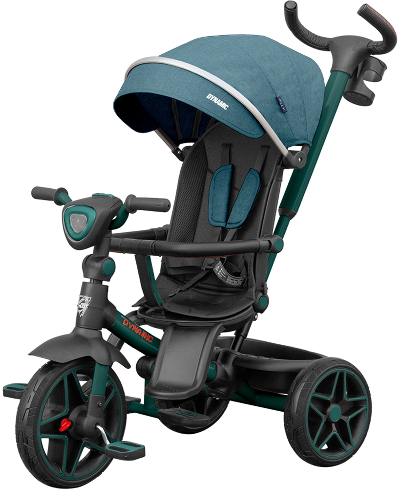 Дитячий триколісний велосипед TILLY DYNAMIC T-3810 GREEN