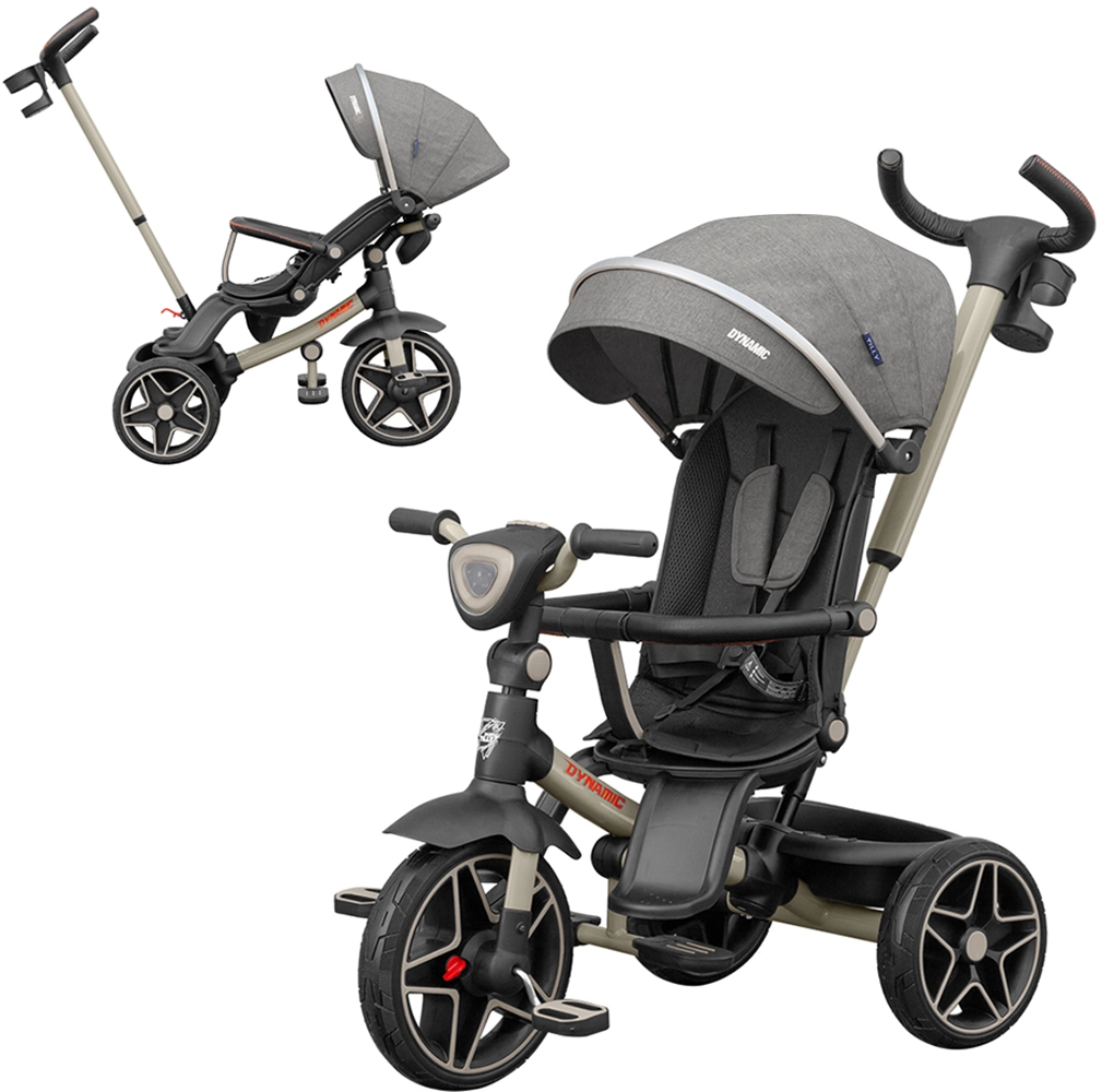 Детский трехколесный велосипед TILLY DYNAMIC T-3810 GREY