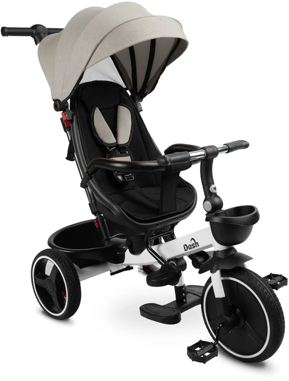 Дитячий триколісний велосипед Toyz Dash Grey