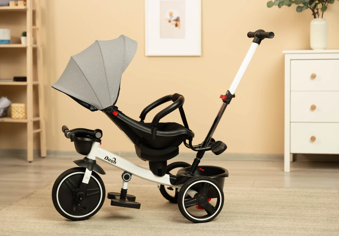 Дитячий триколісний велосипед Toyz Dash Grey