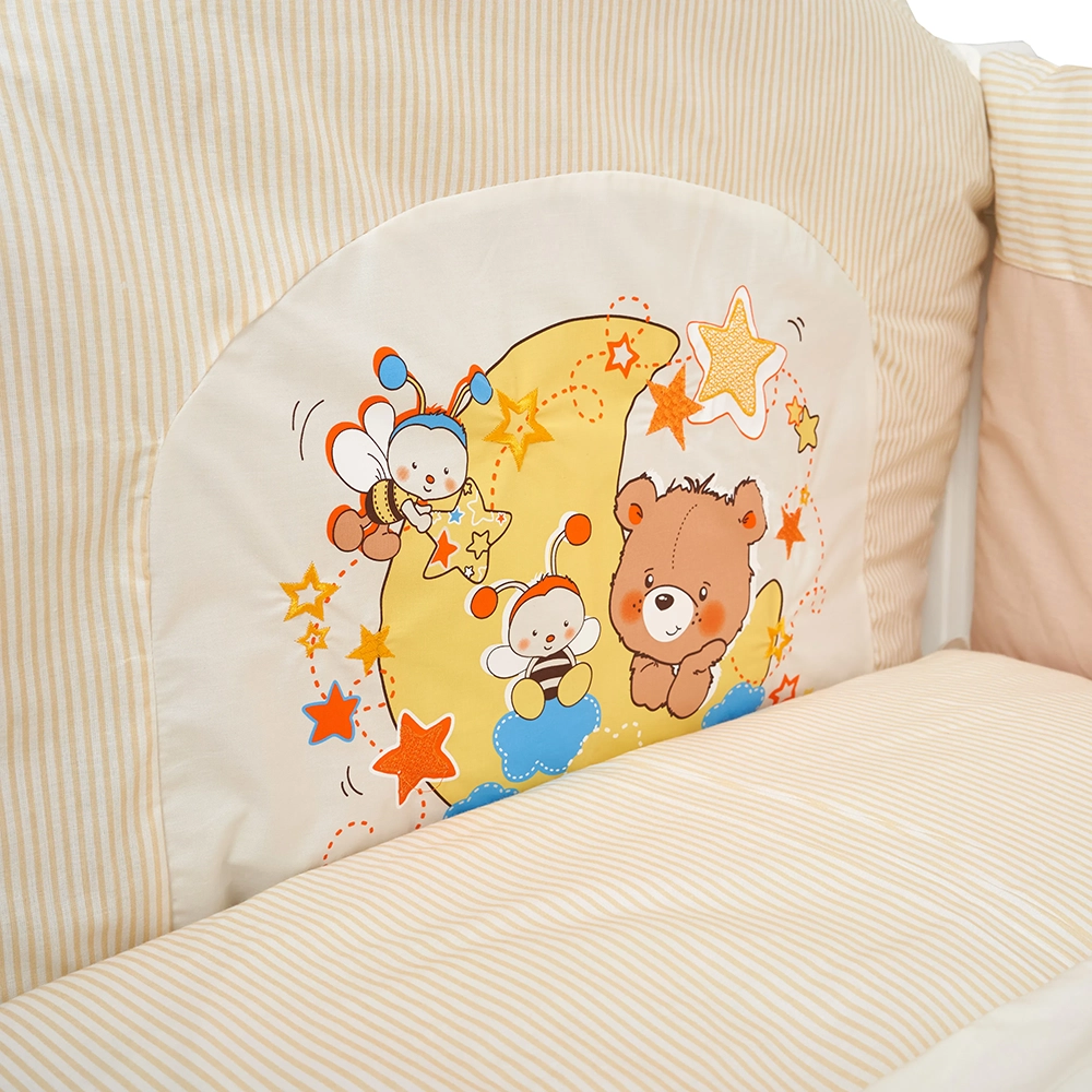 Постільний комплект 6 ел Twins Bears with a star 4042-TBS-02, беж