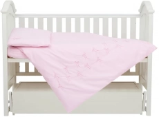 Сменная постель 3 эл. Twins Belle 4011-ZBВВ-08, Pink, розовый