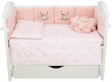 Постельный комплект 7 эл Twins Bembi 4075-TB-08, pink
