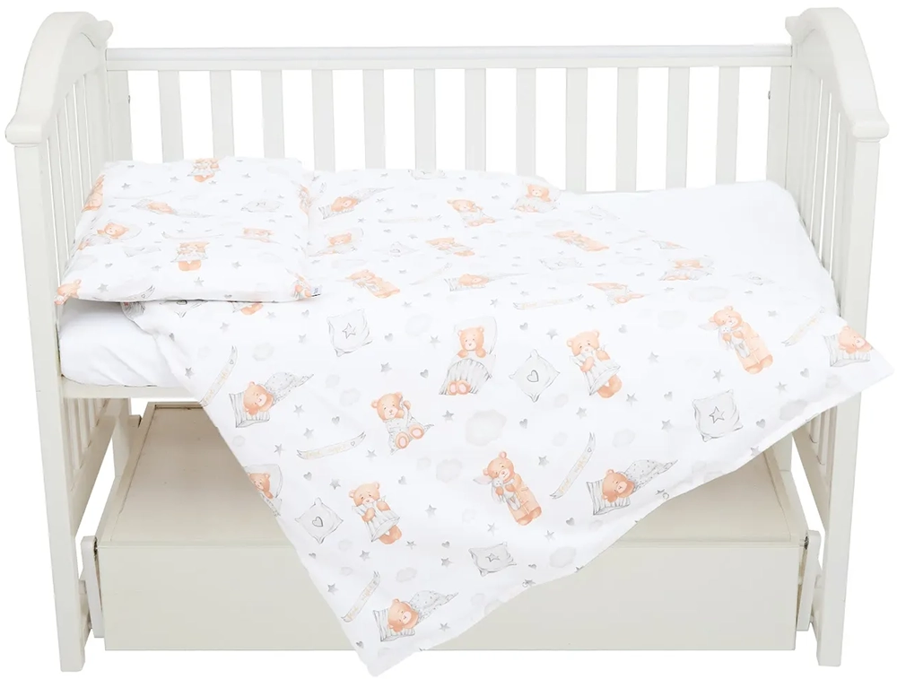 Змінна постіль 3 ел Twins Comfort line 3054-C-0670, Іграшки, сірий/беж