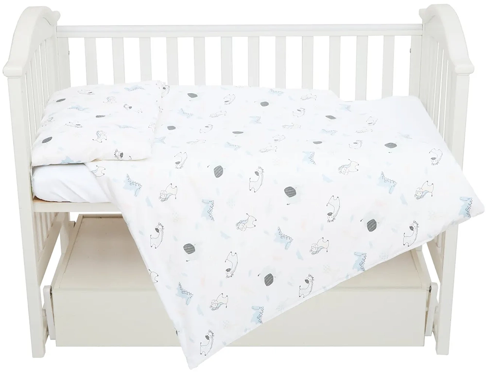 Сменная постель 3 эл Twins Comfort line 3054-C-0679, Сафари, голубой
