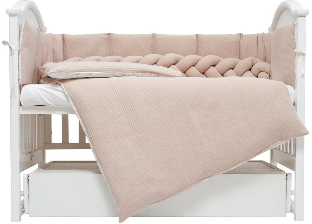 Постельный комплект 7 эл. Twins Cotton 4077-TC-02, beige