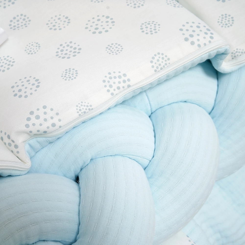 Постільний комплект 7 ел Twins Cotton 4077-TC-04, blue