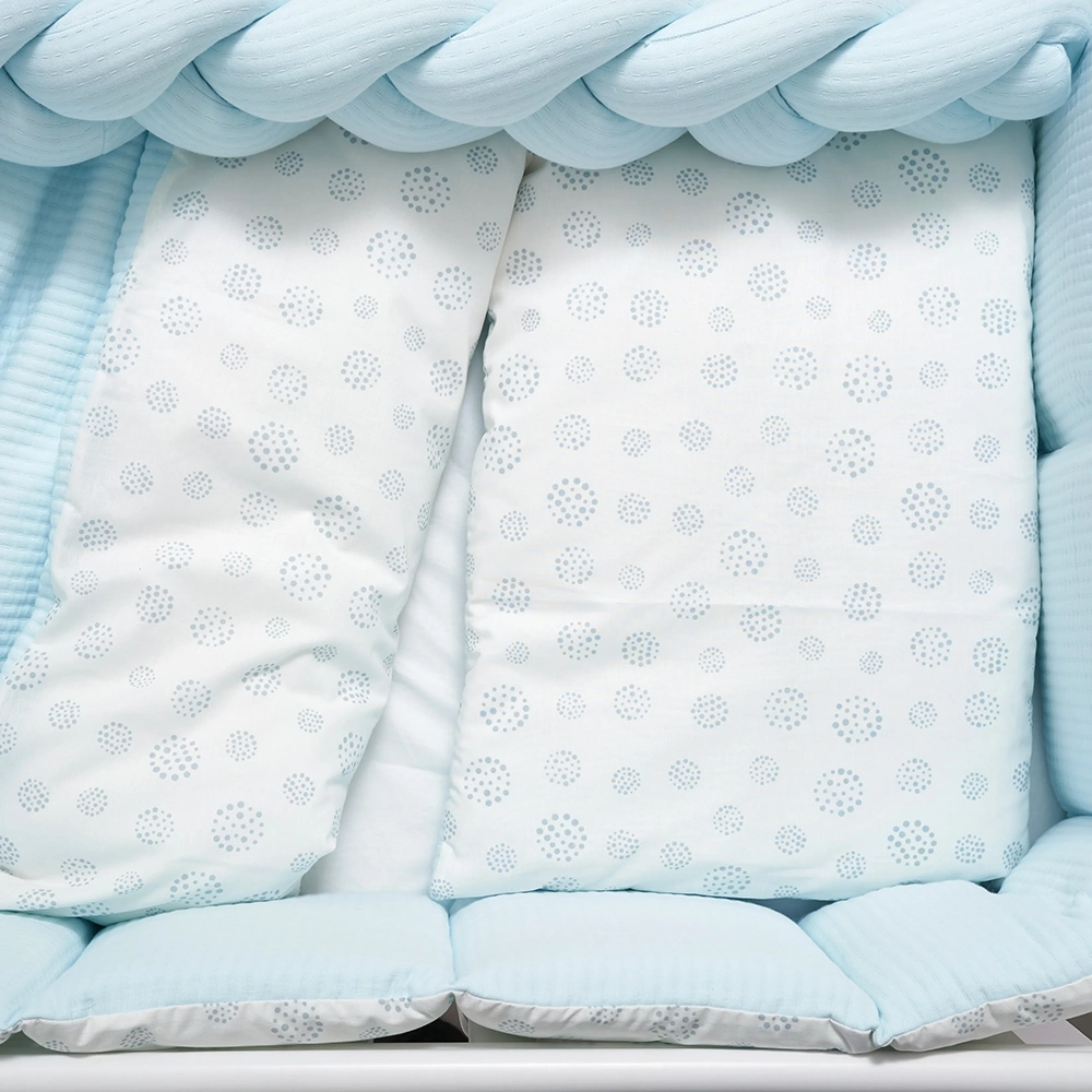 Постільний комплект 7 ел Twins Cotton 4077-TC-04, blue