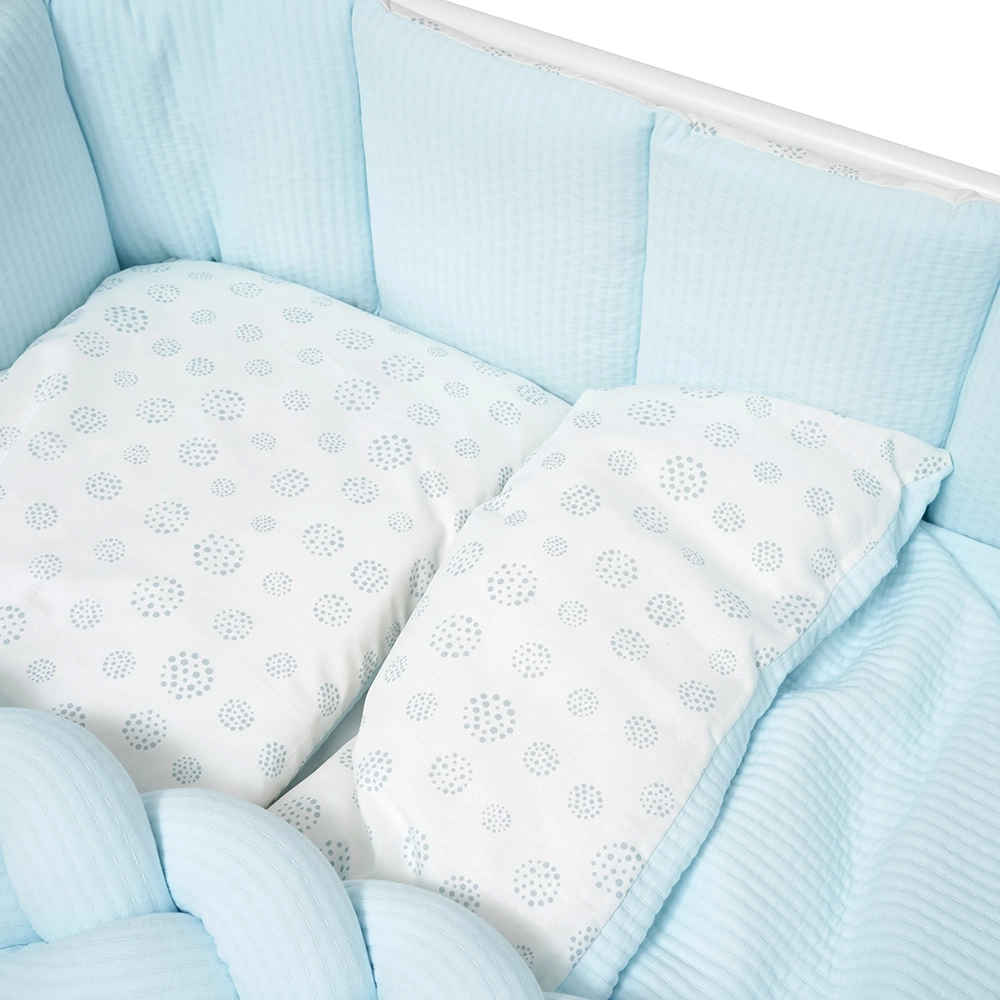 Постільний комплект 7 ел Twins Cotton 4077-TC-04, blue