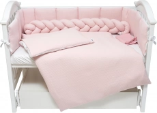 Постельный комплект 7 эл. Twins Cotton 4077-TC-08, baby pink