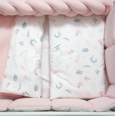 Постельный комплект 7 эл. Twins Cotton 4077-TC-08, baby pink