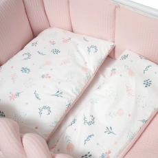 Постельный комплект 7 эл. Twins Cotton 4077-TC-08, baby pink