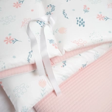 Постельный комплект 7 эл. Twins Cotton 4077-TC-08, baby pink