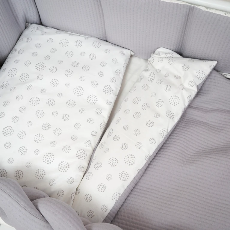 Постільний комплект 7 ел Twins Cotton 4077-TC-10, grey
