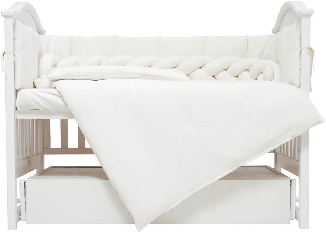 Постільний комплект 7 ел Twins Cotton 4077-TC-202, ecru