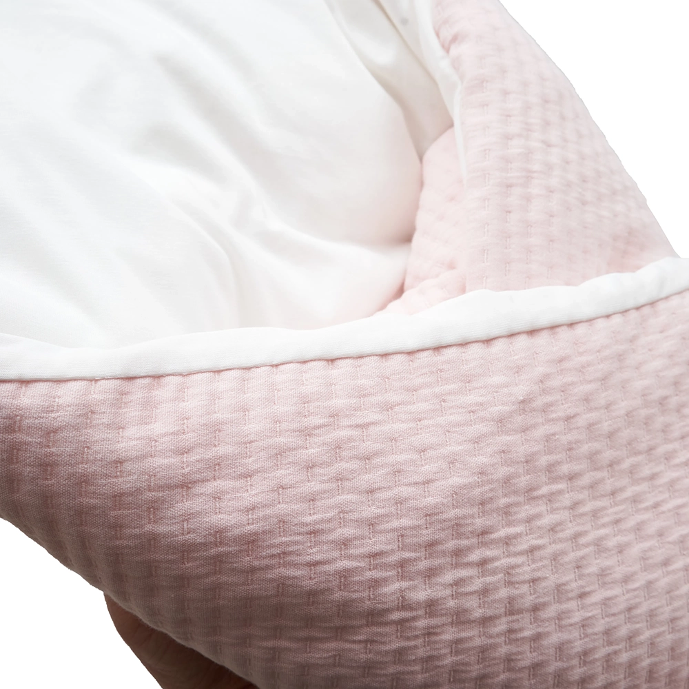ККонверт - плед Twins Cotton New 0+ 90х90 Baby pink