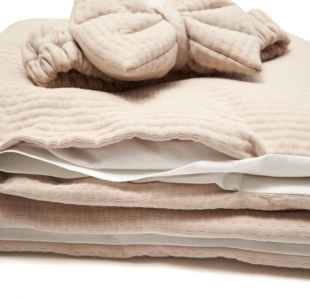 ККонверт - плед Twins Cotton New 0+ 90х90 beige