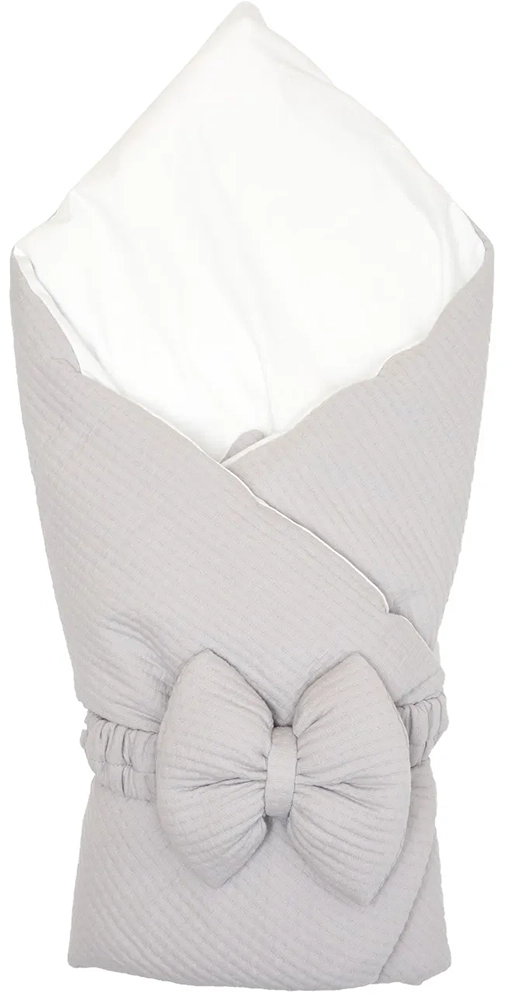 Конверт - плед Twins Cotton New 0+ 90х90 grey