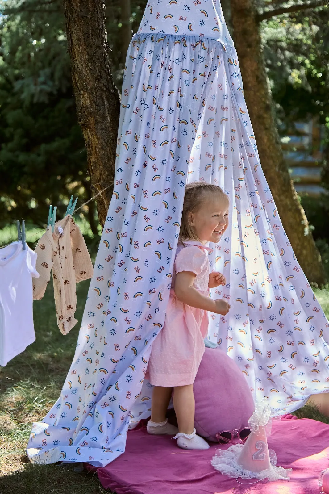 Балдахін - шатро Twins Cozy Dream поплін 1099-99TCD-10, Grey Rainbow