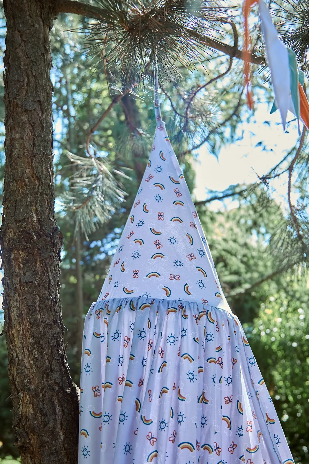 Балдахін - шатро Twins Cozy Dream поплін 1099-99TCD-10, Grey Rainbow