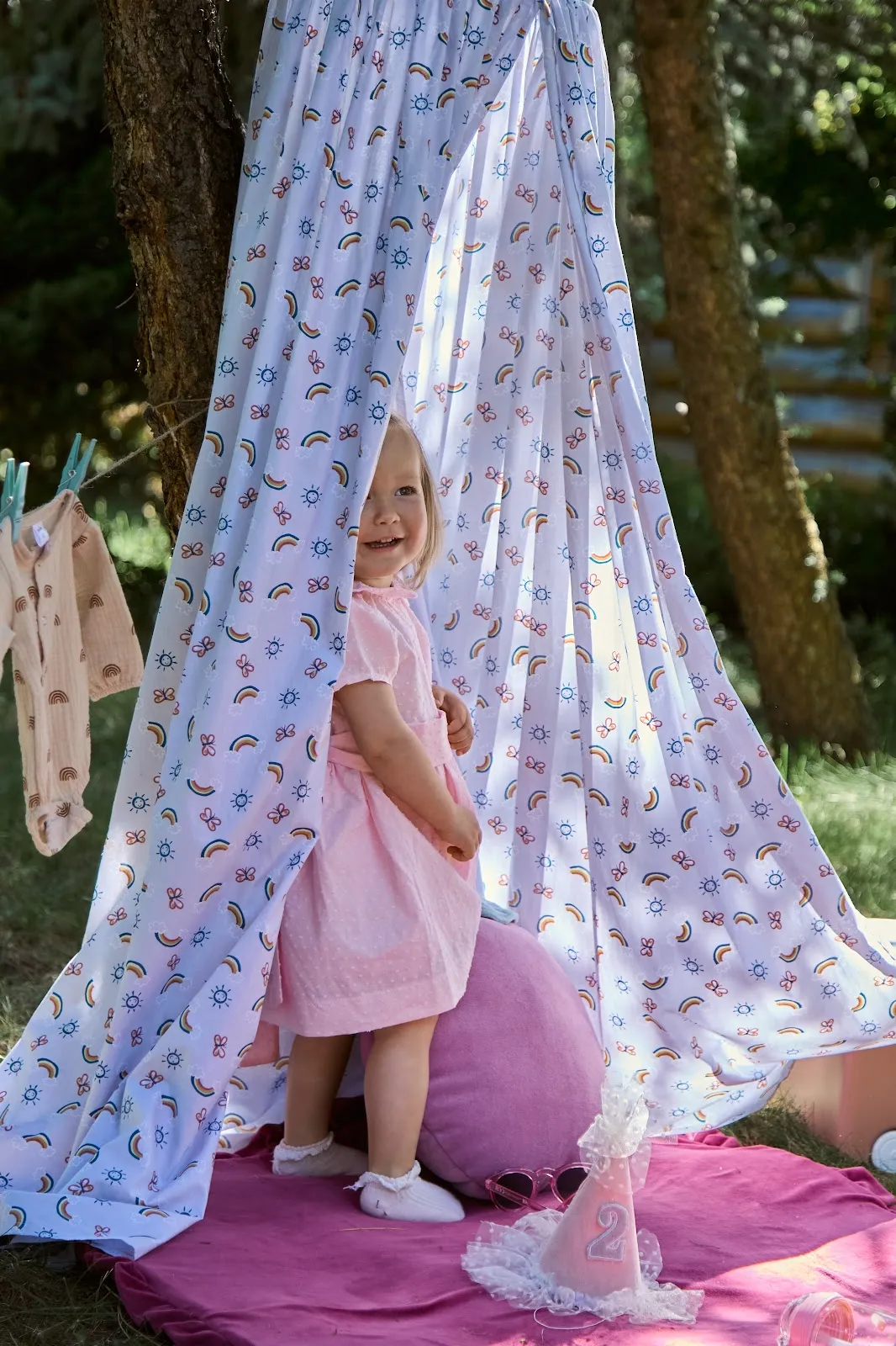 Балдахін - шатро Twins Cozy Dream поплін 1099-99TCD-10, Grey Rainbow