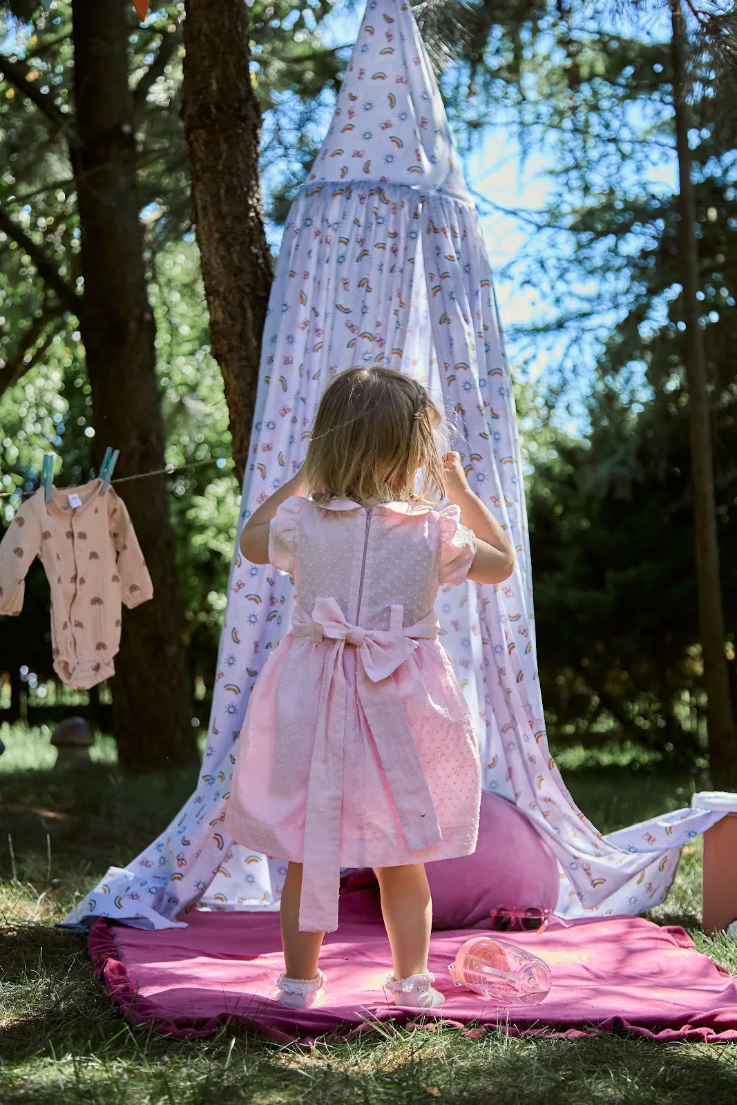 Балдахін - шатро Twins Cozy Dream поплін 1099-99TCD-10, Grey Rainbow