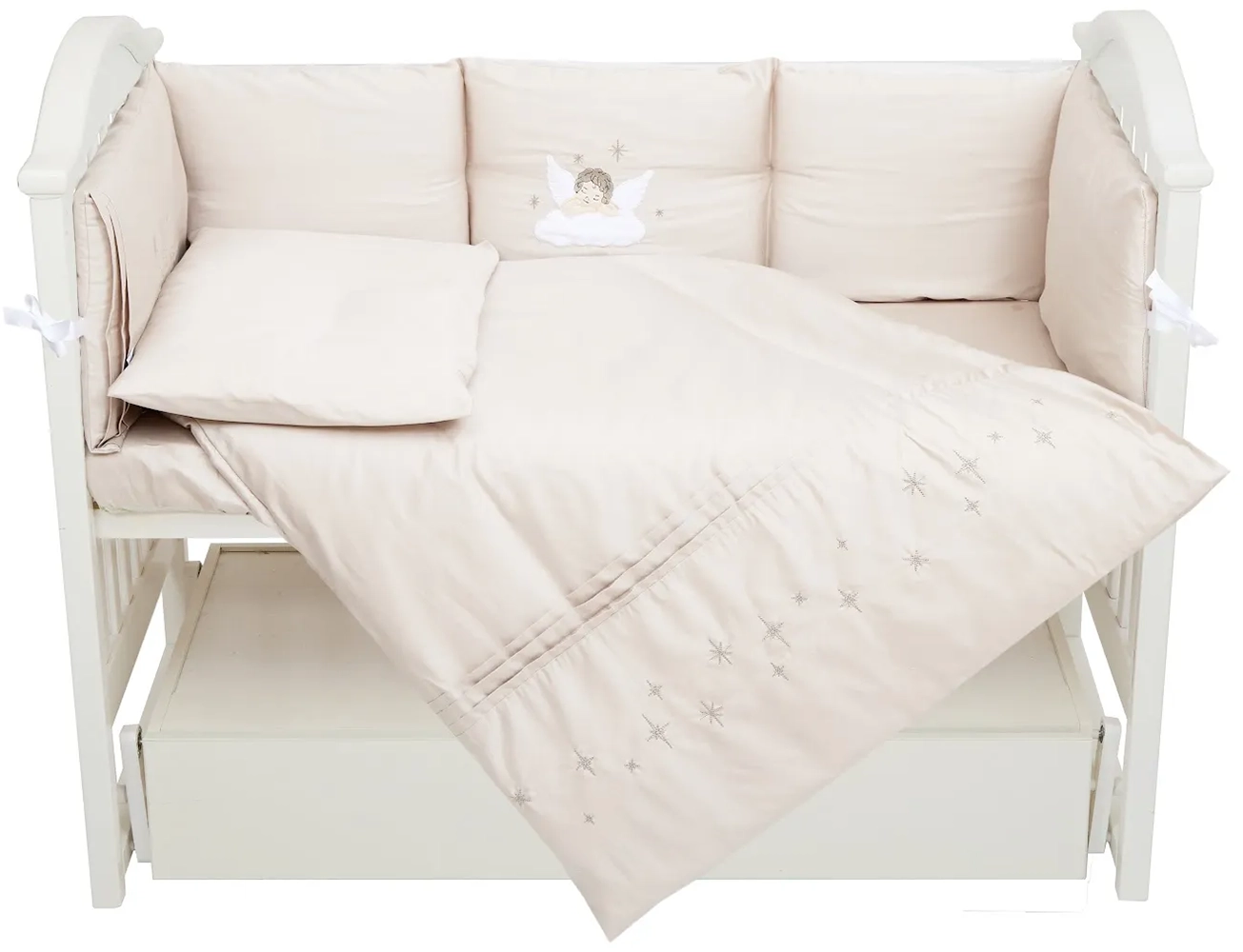 Постільний комплект 6 ел Twins | dolce angel 4082-TDA-02, beige
