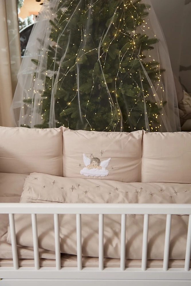 Постільний комплект 6 ел Twins | dolce angel 4082-TDA-02, beige