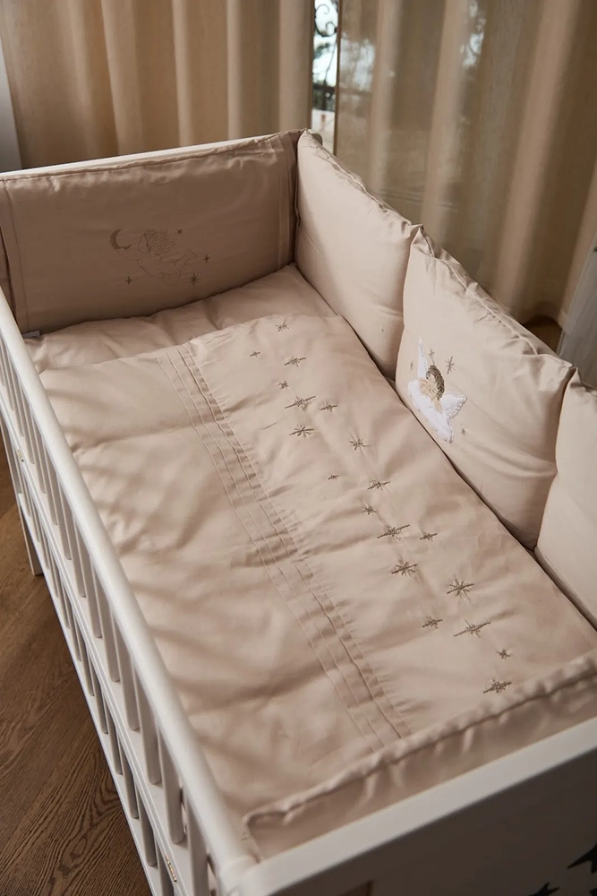 Постільний комплект 6 ел Twins | dolce angel 4082-TDA-02, beige