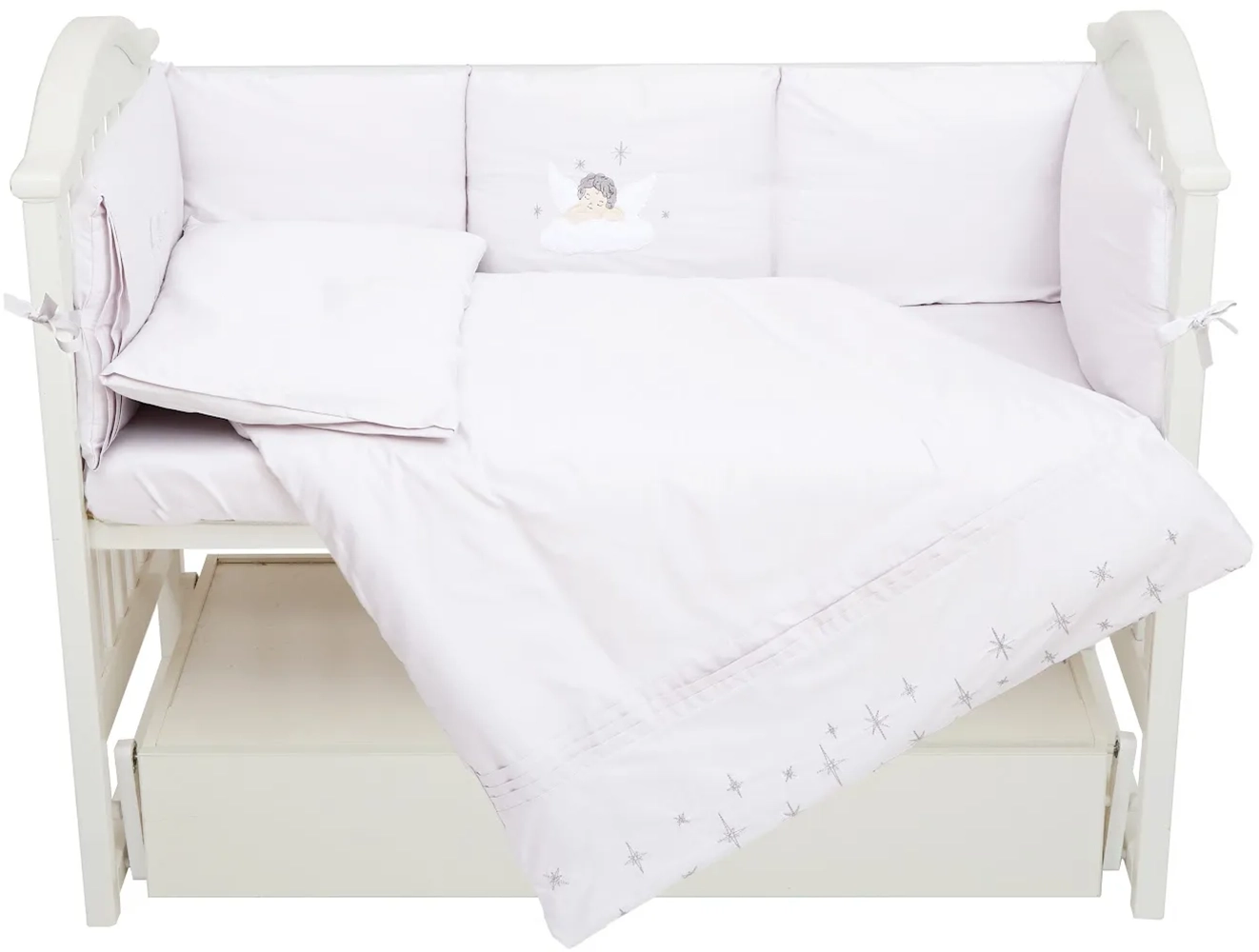 Постільний комплект 6 ел Twins | dolce angel 4082-TDA-10, grey