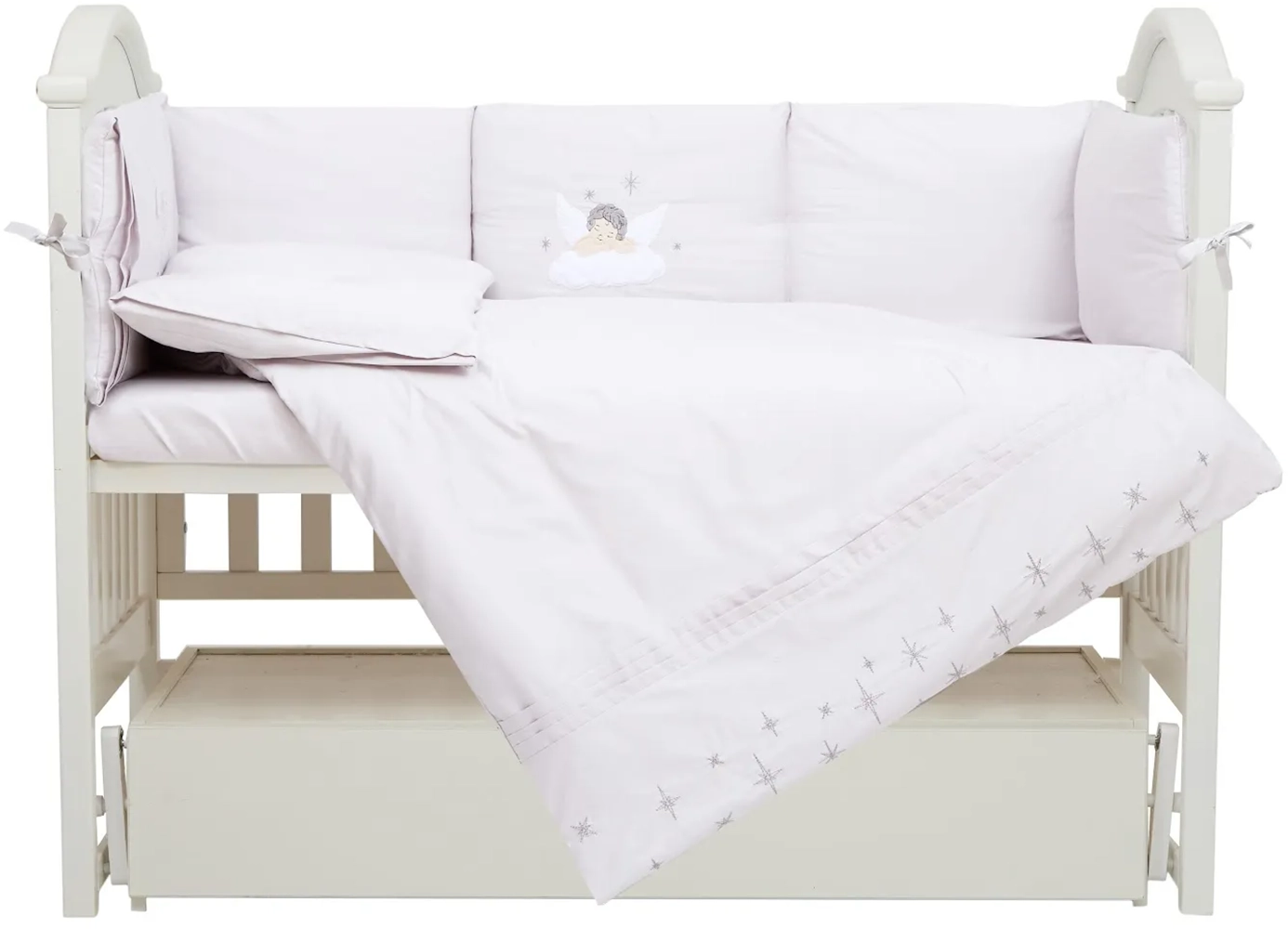 Постельный комплект 6 эл Twins | dolce angel 4082-TDA-10, grey