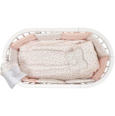 Постельный комплект 8 эл. Twins Dolce Limited 4060-DL-401, Сердце коралл