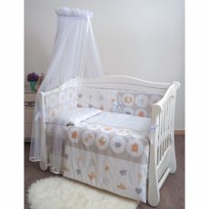 Дитяча постільна білизна Twins Eco Line New E-020 6 ел Animals beige