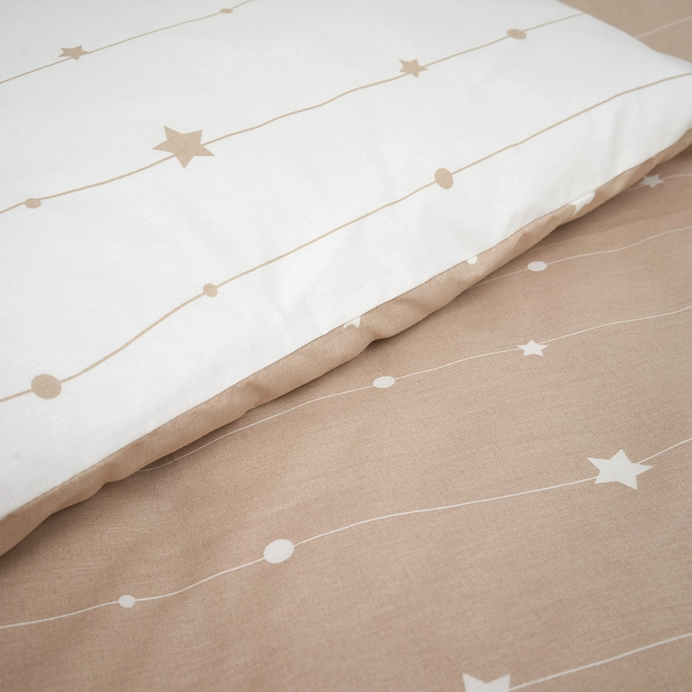 Змінна постіль 3 ел Twins Eco Stars 3090-TK-02, білий/беж