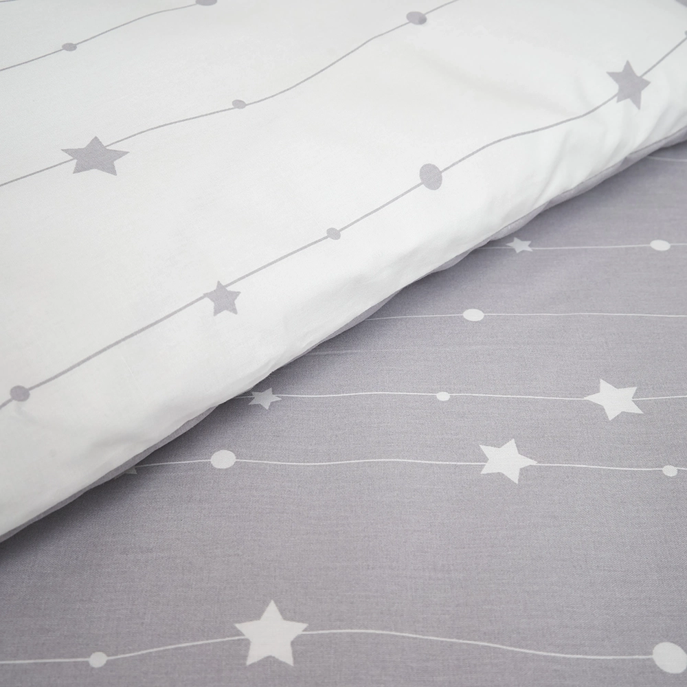 Змінна постіль 3 ел Twins Eco Stars Stars 3090-TK-10, біло/сірий