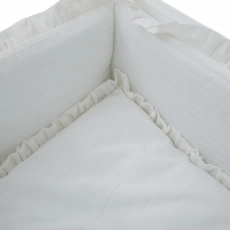 Постельный комплект 6 эл Twins Estelle 4042-TЕS-01, white