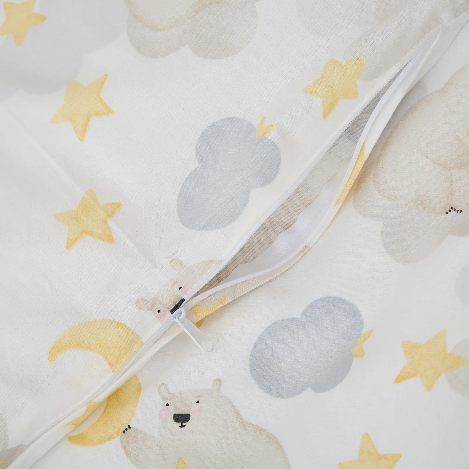 Змінна постіль 4 ел Twins Fluffy Puffy 3054-FP-005, сірий/жовтий