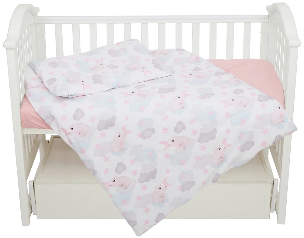 Змінна постіль 4 ел Twins Fluffy Puffy 3054-FP-08, Pink