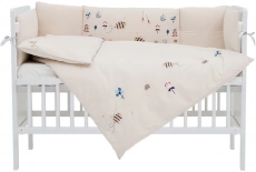 Постельный комплект 6 эл Twins Honey Garden 4075-THG-02, beige