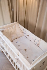 Постельный комплект 6 эл Twins Honey Garden 4075-THG-02, beige