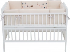Постельный комплект 6 эл Twins Honey Garden 4075-THG-02, beige