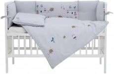 Постельный комплект 6 эл Twins Honey Garden 4075-THG-10, grey