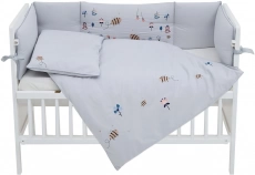 Постельный комплект 6 эл Twins Honey Garden 4075-THG-10, grey