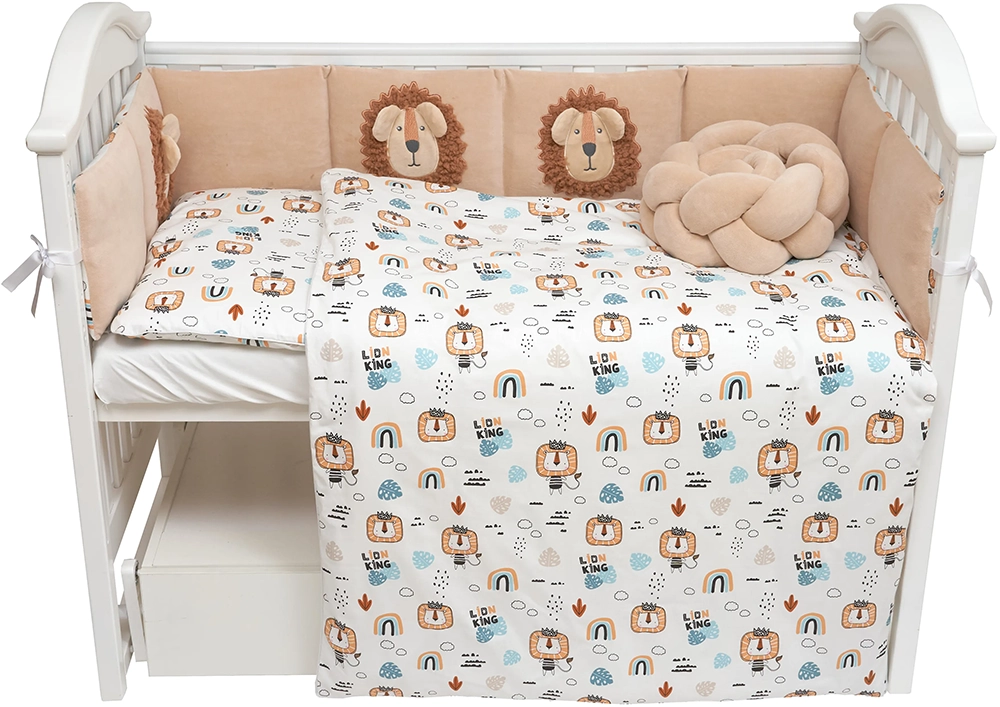 Постільний комплект 7 ел Twins Leo 4079-TL-02, beige