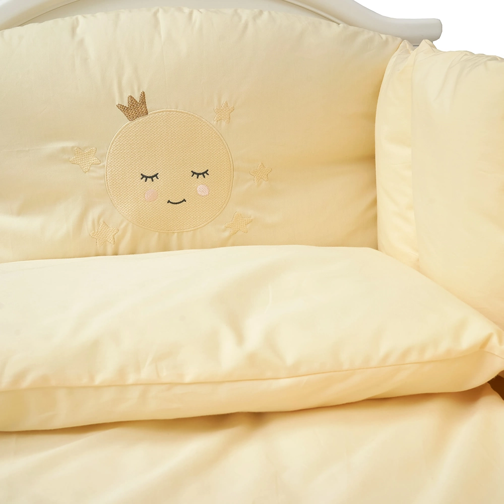 Постільний комплект 6 ел Babycentre & Twins Moonlight 4011-BTMO-05, vanilla