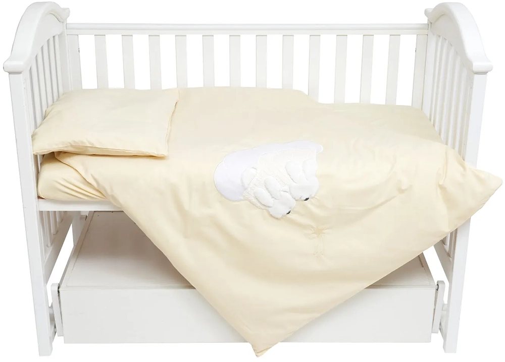 Змінна постіль 3 ел Babycentre & Twins Moonlight 4011-ZBTMO-05, vanilla